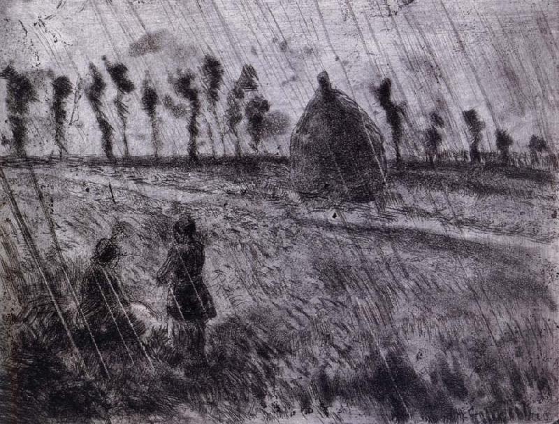 Rainy effect, Camille Pissarro